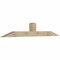Ekena Millwork Portland Rough Sawn Timber Gable Bracket, Douglas Fir, 96"W x 16"H x 6"D x 6"F, 4/12 Pitch GBW096X16X0606POR00RDF - alternate 4